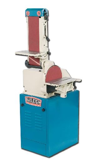 6 WIDTH Baileigh DBG-106 BELT GRINDER, disc and belt grinder; 10 disc dia - Haga clic para agrandar la imagen
