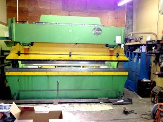 150 Ton 144 Bed Atlantic HD150-12-10 PRESS BRAKE, Autobend 5C CNC Back Gau - Haga clic para agrandar la imagen