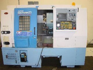 21.65 Swing 16.93 Centers Kia Super Kiaturn 21 CNC LATHE, Yasnac J50L, 8 - Haga clic para agrandar la imagen