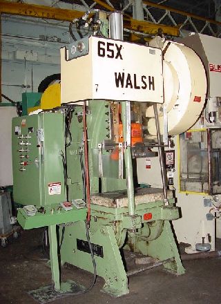 65 Ton 4 Stroke Walsh 65X OBI PRESS, Extended Shut Height - Vari Speed - Haga clic para agrandar la imagen