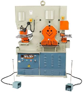 84 Ton 12.25 Throat Baileigh SW-84 NEW IRONWORKER, 5 Station Dual Operator - Haga clic para agrandar la imagen