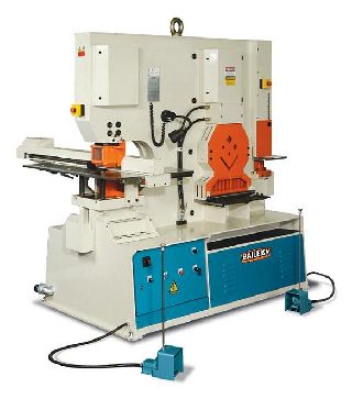 132 Ton 16 Throat Baileigh SW-132 NEW IRONWORKER, 5 Station Dual Operator, - Haga clic para agrandar la imagen