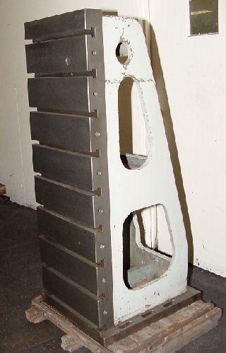 56 Height 20 Width Cincinnati Cast Iron T-Slotted ANGLE PLATES - Haga clic para agrandar la imagen