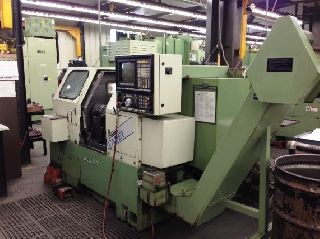 15.75 Swing 19.69 Centers Okuma Cadet LNC-8 Big Bore CNC LATHE, OSP 5020L - Haga clic para agrandar la imagen