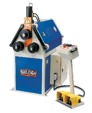 2 THICKNESS Baileigh R-H45 NEW BENDING ROLL, 220v 1-phase; 3 driven rolls - Haga clic para agrandar la imagen