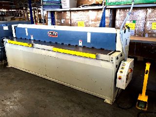 10Ga Cap. 120 Width Baileigh SH-12010 SHEAR, Very low hours, manually oper - Haga clic para agrandar la imagen