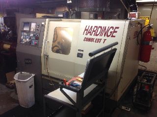Hardinge Conquest T-42 CNC LATHE, Fanuc 18T, Live Tool, Tailstck. - Haga clic para agrandar la imagen