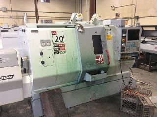 23 Swing 24 Centers Haas SL-20T CNC LATHE, Haas CNC, Servo 300 barfeed, T - Haga clic para agrandar la imagen