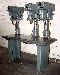 3 Spindles Clausing 1655 MULTI-SPINDLE DRILL, 15Inch, Belt Drive, 3/4 HP Spind - click to enlarge